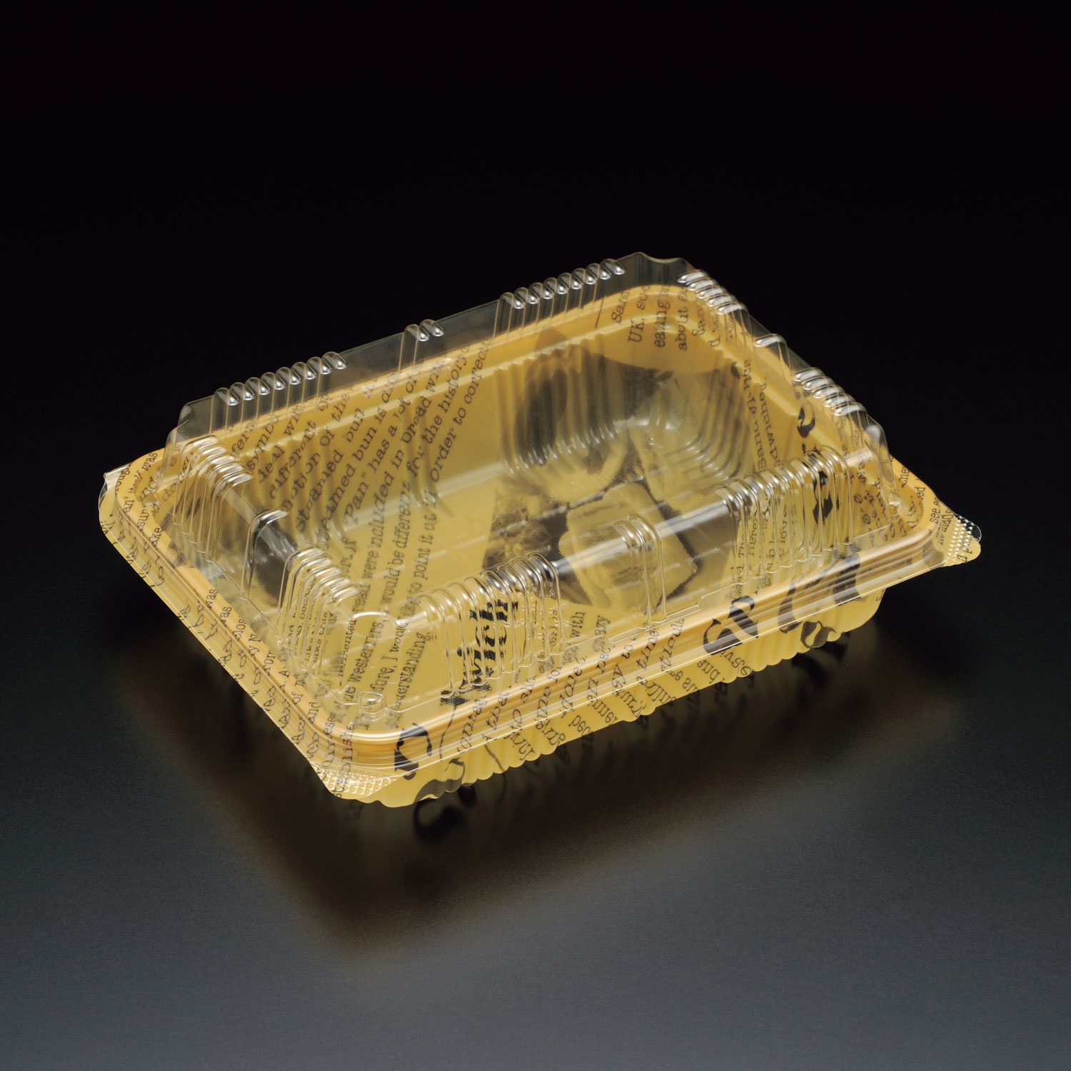 Other Tableware - 【100枚】軽食容器 ユニコン LS-AB W525 スミ 00356731
