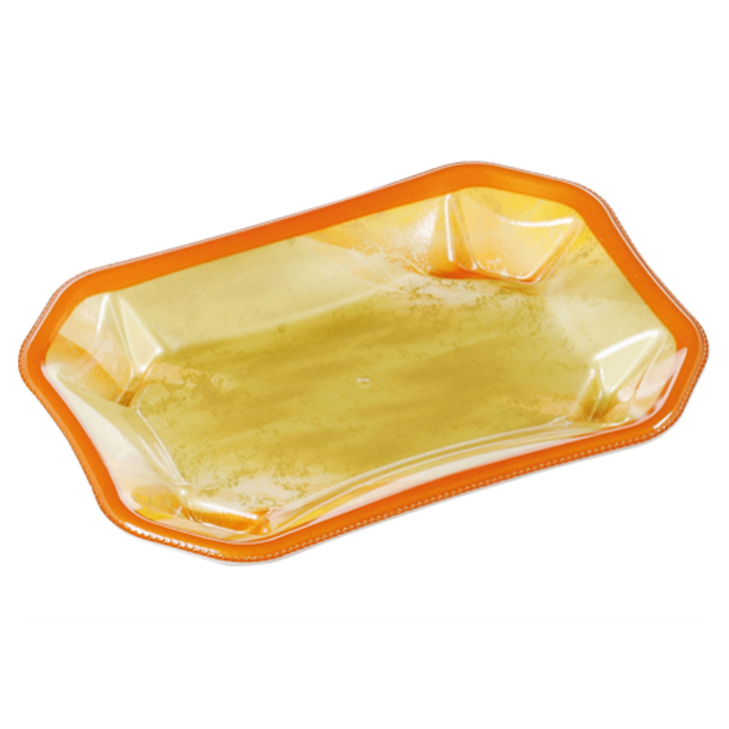 【1400枚】刺身容器 美彩18-13 本体 氷雲OR 00402181