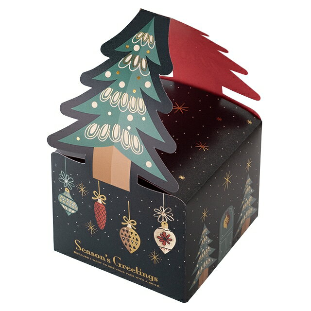 【1袋】贈答箱 クリスマスオーナメント ギフトボックス-1(10枚) 00413966 プロステ