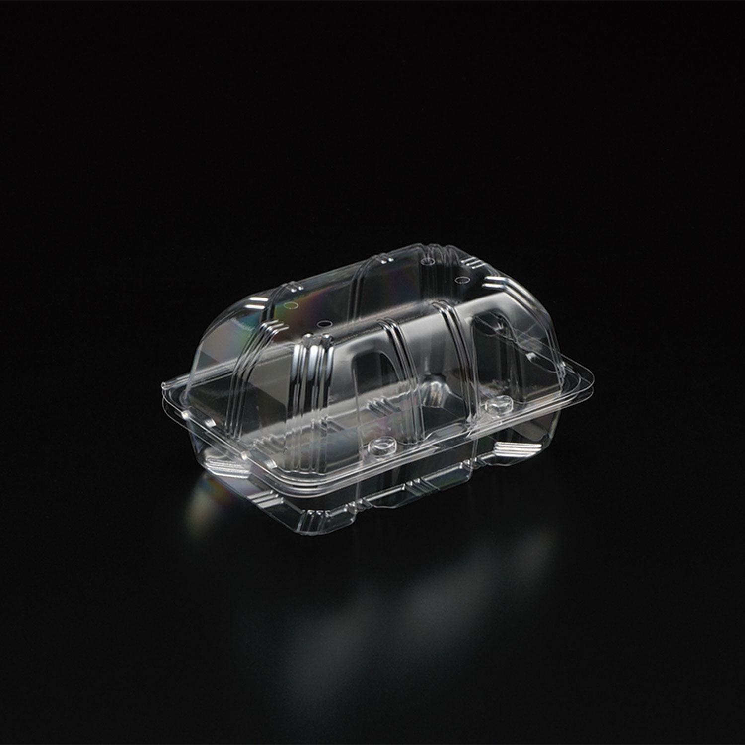 【100枚】フルーツ容器 ユニコン BF7B35-H 透明 スミ 00414970