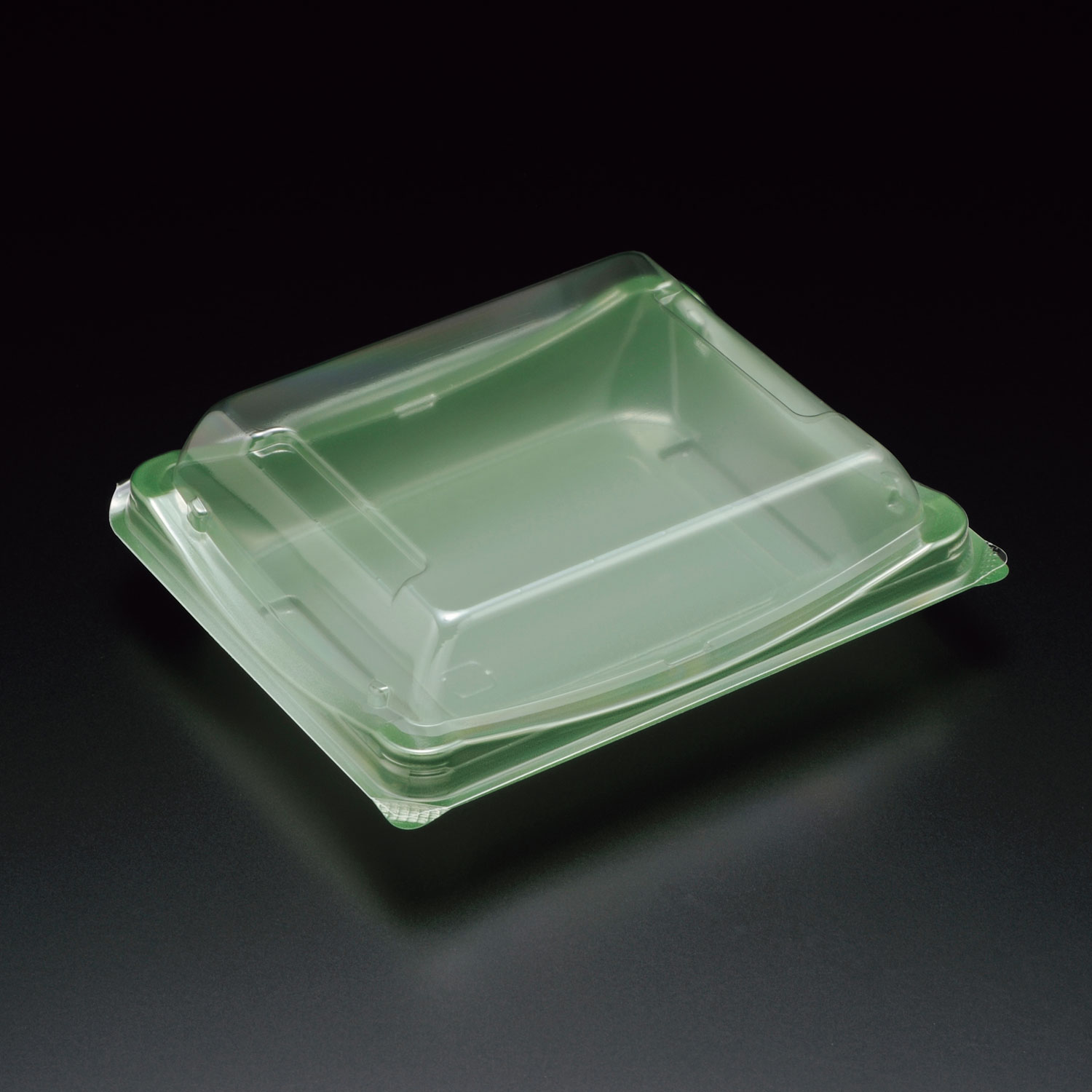 【50枚】和菓子容器 ユニコン SD-6 GRグリーン スミ 00414976