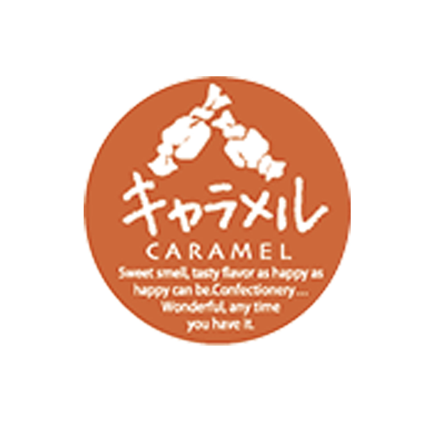 【200枚】販促シール G-724 ミニシール キャラメル 00416262 プロステ