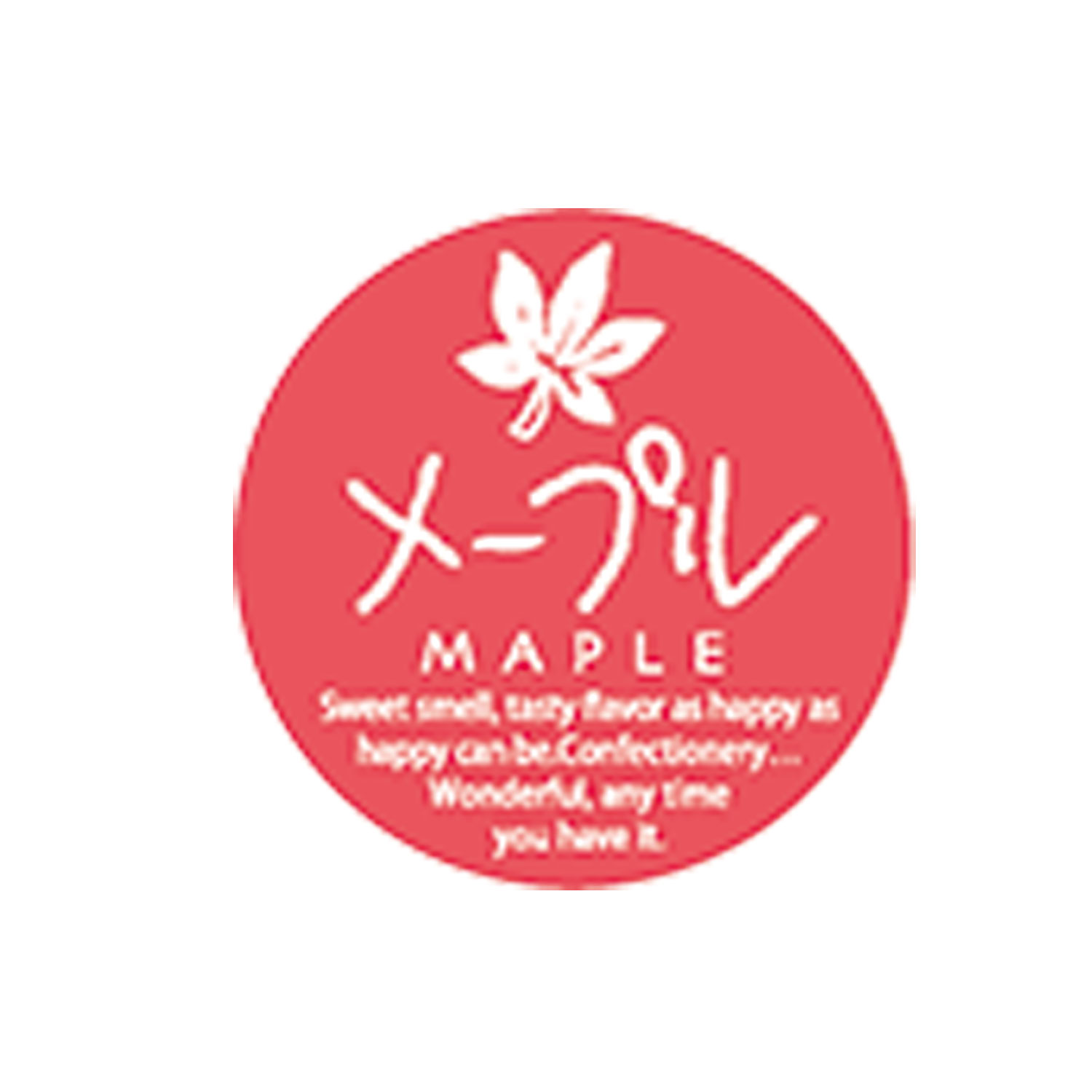 【200枚】販促シール G-747 ミニシール メープル 00416337 プロステ