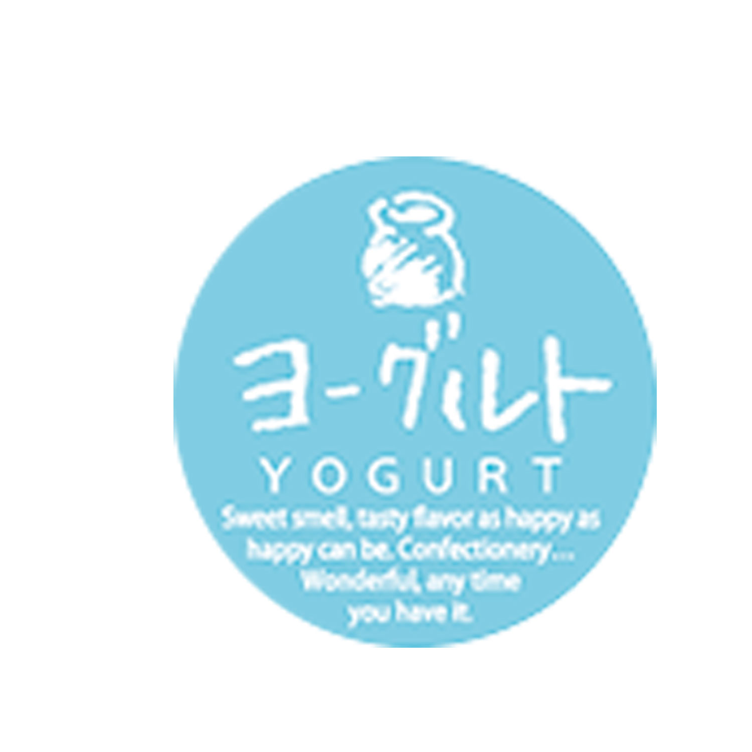 【200枚】販促シール G-790 ミニシール ヨーグルト 00416562 プロステ