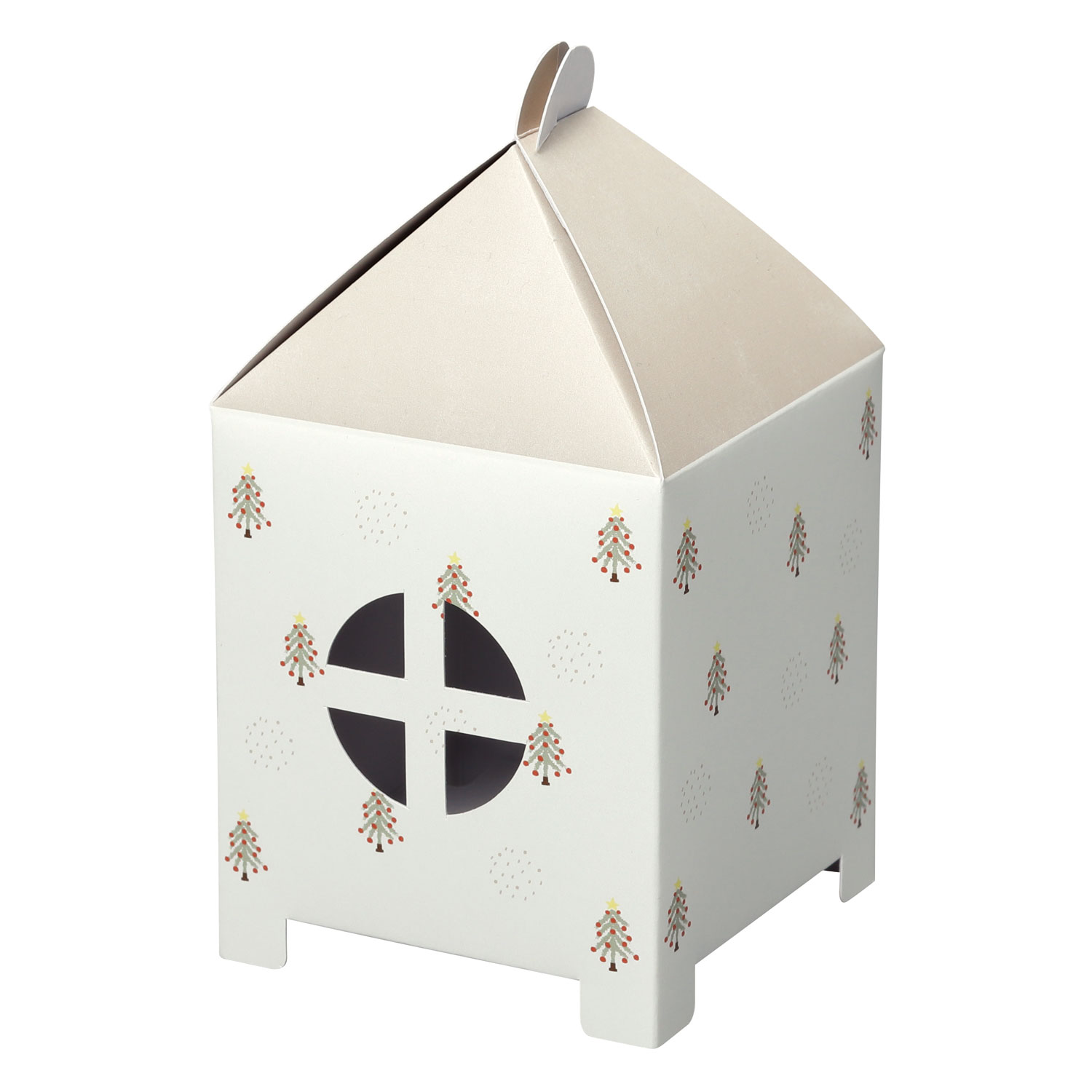 【100枚】贈答箱 20-2171 クリスマス ランタン ヤマニパッケージ 00418329 プロステ