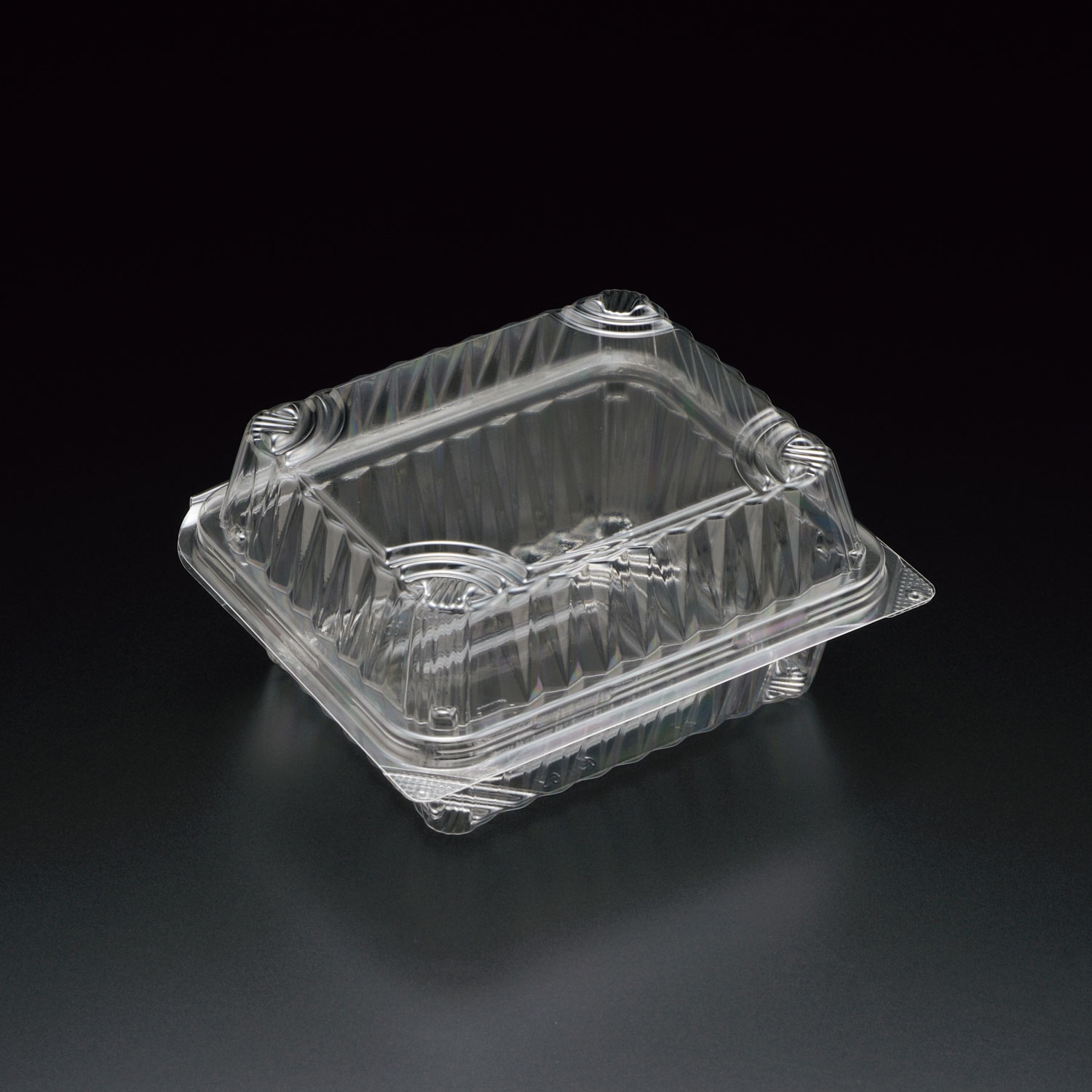 【1200枚】フードパック 弁当 お弁当 ユニコン LS-257-10 透明 00460849