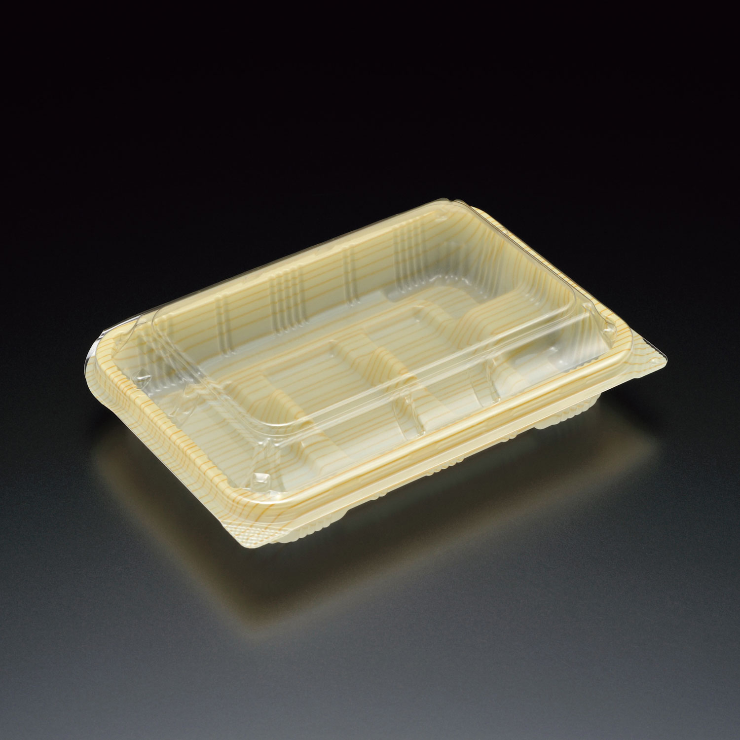 【100枚】和菓子容器 ユニコン N115-3S Y25N スミ 00488813