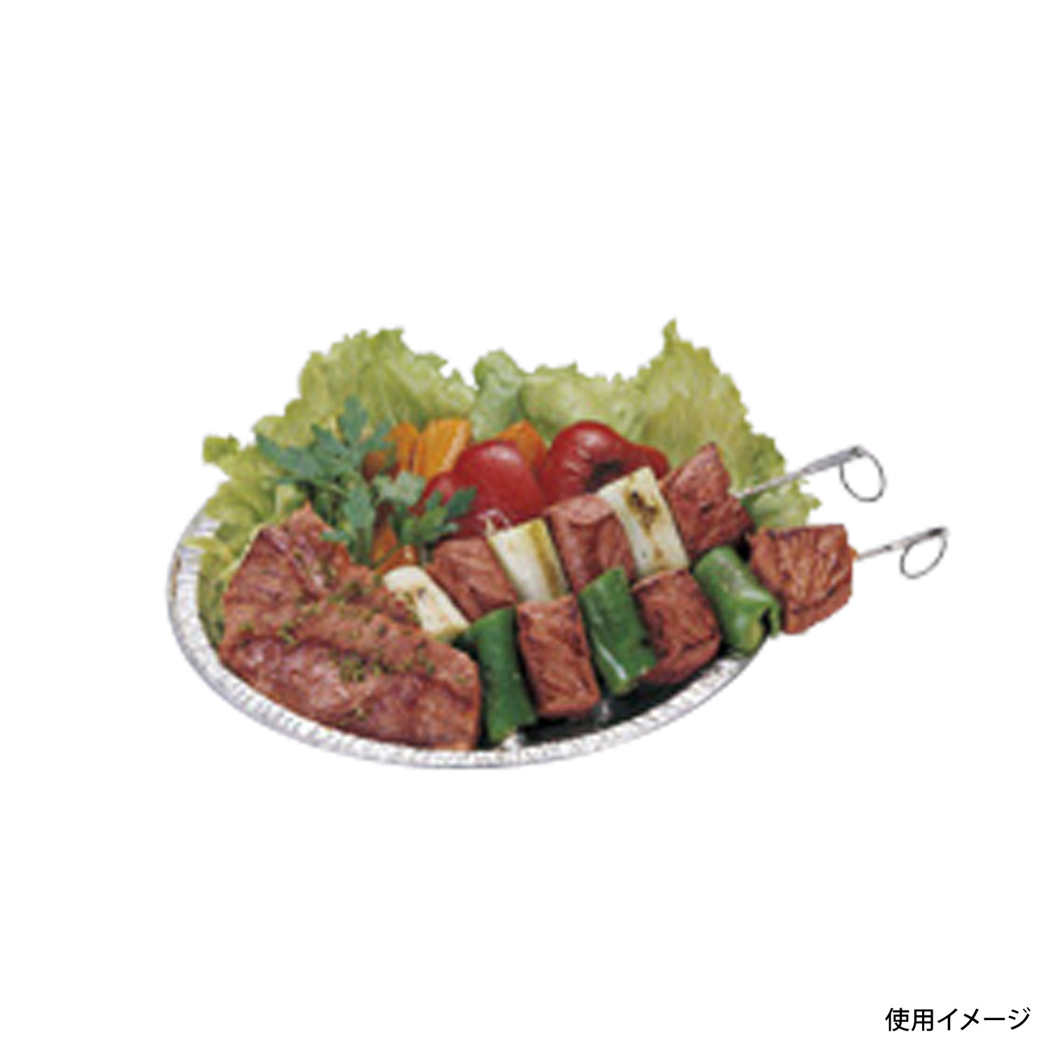 プロステアウトレットの【120組】アウトドア用品 パール金属 バーベキュー取り皿 20cm 6枚組 00437025 プロステ｜アングル2