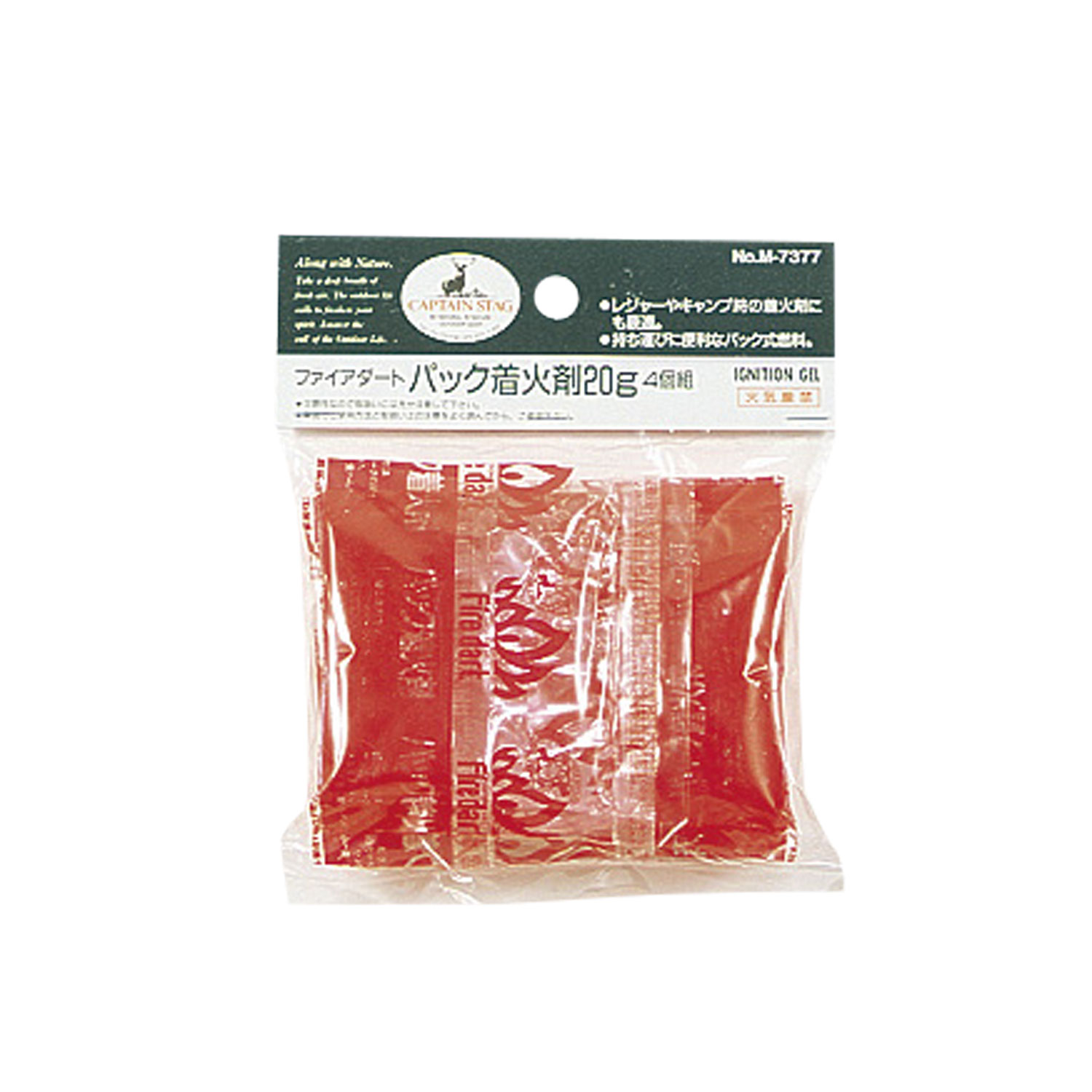【120袋】アウトドア用品 パール金属 ファイアダートパック着火剤 20g 4個組 00437059 プロステ