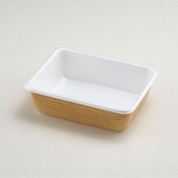 【700枚】弁当容器 青葉紙業 B-4 本体 もくめ 00008172