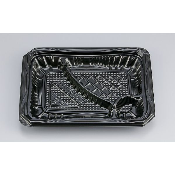 【50枚】 弁当容器 シーピー化成 CZラプレ7-1 BS黒本体 プロステ