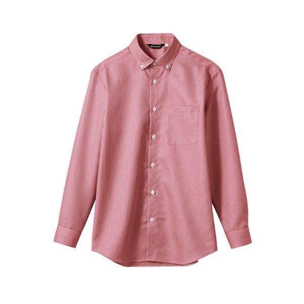 【1枚】住商モンブラン ユニフォーム WC2611-5_3L シャツ 兼用 長袖 ワインチェック 3L 00412802 プロステ