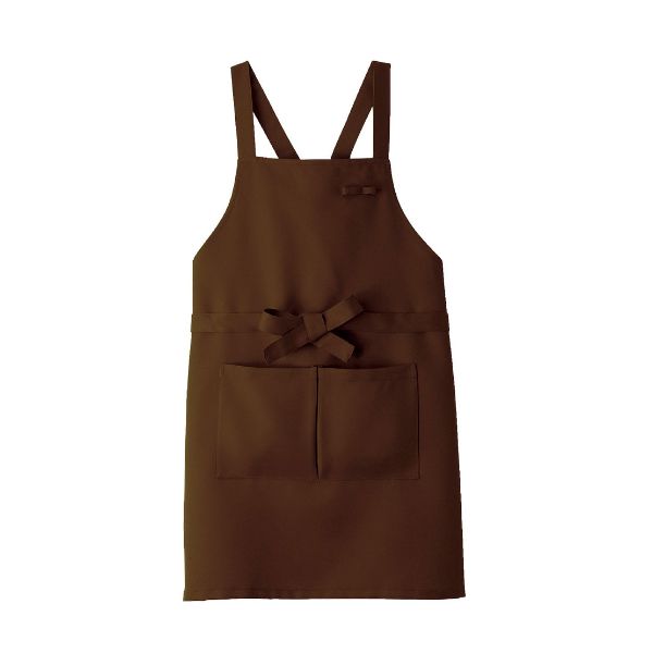 Sommelier Aprons - 【1枚】住商モンブラン ユニフォーム 5-764_F エプロン 兼用 ブラウン フリーサイズ 00420778 プロステ