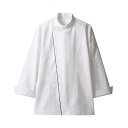 【1枚】住商モンブラン ユニフォーム 6-1051_SS コックコート 兼用 長袖 白/黒 SS 00421193 プロステ