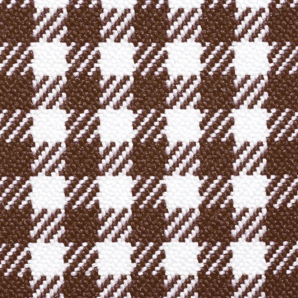 【1枚】住商モンブラン ユニフォーム 6-493_L コックコート 兼用 長袖 茶チェック L 00421535 プロステ 2