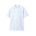 【1枚】住商モンブラン ユニフォーム 6-612_LL コックコート 兼用 半袖 白 LL 00421777 プロステ