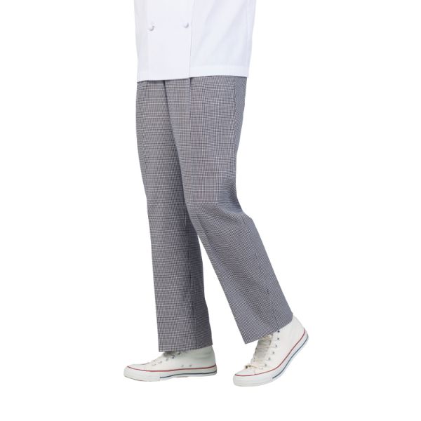 【1枚】住商モンブラン ユニフォーム 7-113_4L パンツ レディス 濃紺 千鳥格子 4L 00422979 プロステ
