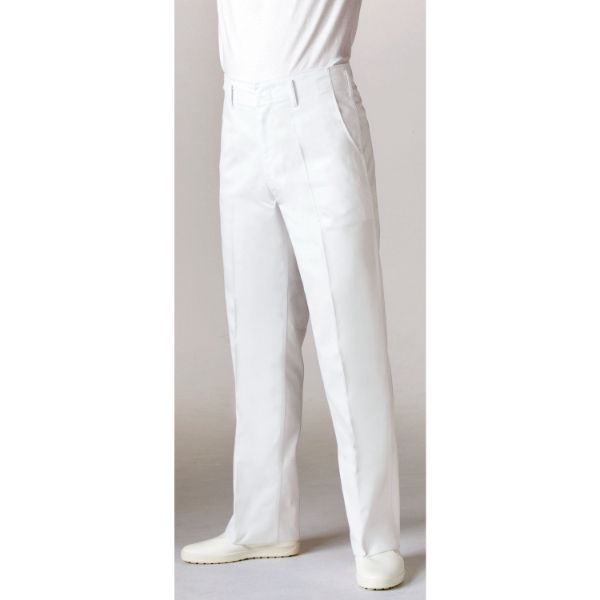 【1枚】住商モンブラン ユニフォーム 7-611_73 スラックス メンズ 白 73cm 00424289 プロステ