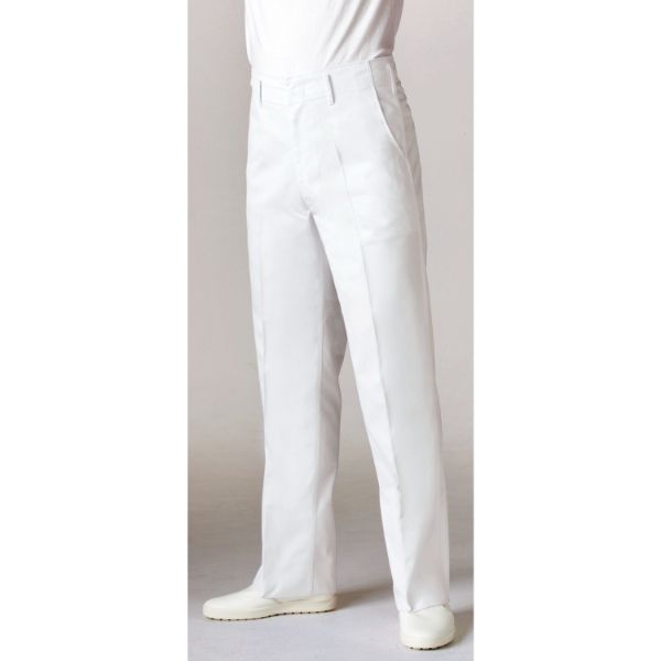 【1枚】住商モンブラン ユニフォーム 7-615_110 スラックス メンズ 白 110cm 00424315 プロステ