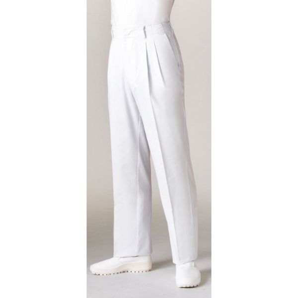 【1枚】住商モンブラン ユニフォーム 7-715_70 スラックス メンズ 白 70cm 00424700 プロステ