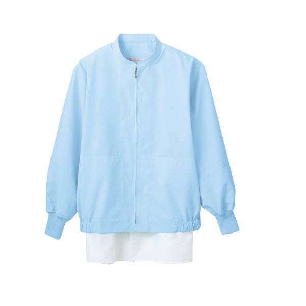 【1枚】住商モンブラン ユニフォーム 8-456_S ジャンパー 兼用 長袖 ブルー S 00425242 プロステ