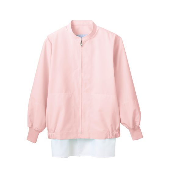 【1枚】住商モンブラン ユニフォーム 8-458_5L ジャンパー 兼用 長袖 ピンク 5L 00425312 プロステ