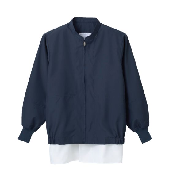 【1枚】住商モンブラン ユニフォーム 8-459_L ジャンパー 兼用 長袖 ネイビー L 00425412 プロステ