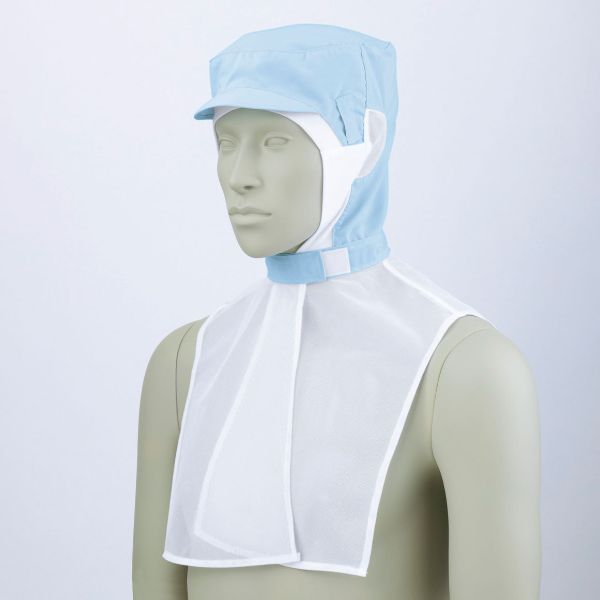【1枚】住商モンブラン ユニフォーム 9-1022_L 頭巾帽子 兼用 ブルー L 00426068 プロステ
