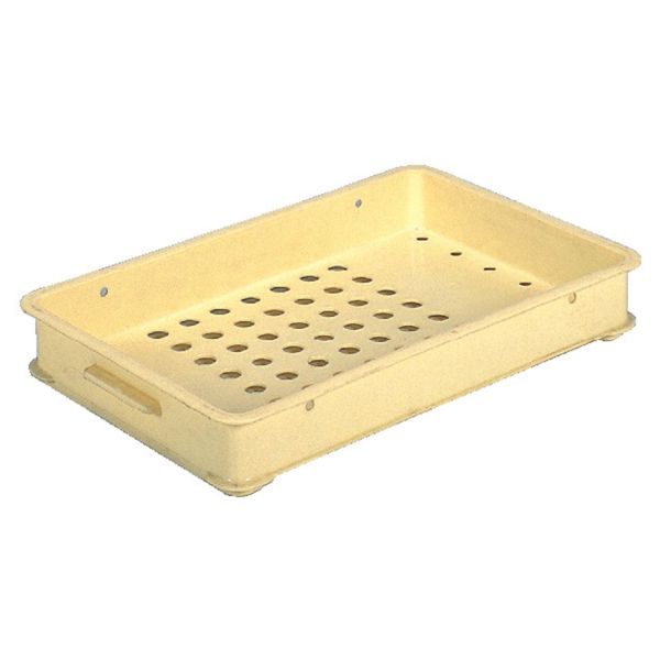 【10枚】三甲 店舗備品 大型ばんじゅうB-2(水抜き孔有) クリーム 00431906 プロステ