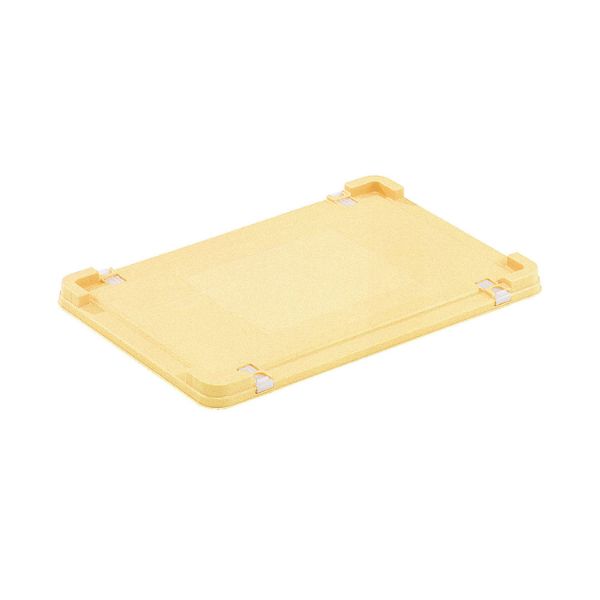 【10枚】三甲 店舗備品 ばんじゅうフタ2型(シボ・ロック付) クリーム 00432109 プロステ