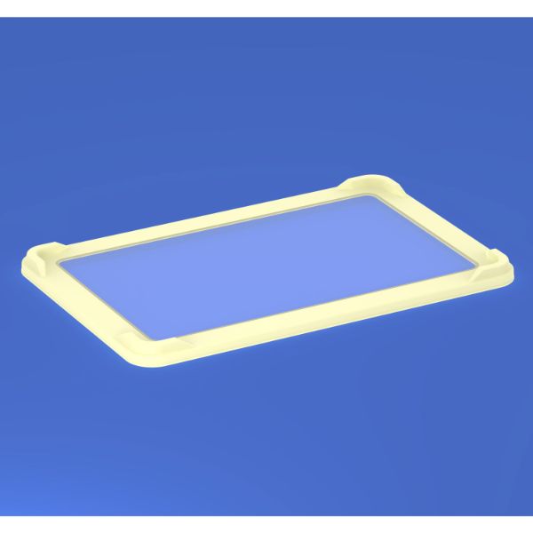 【10枚】三甲 店舗備品 大型ばんじゅうマドフタ クリーム／透明 00432114 プロステ