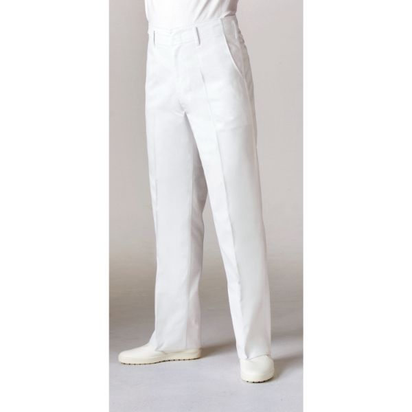 【1枚】住商モンブラン ユニフォーム KS7601-2_88 スラックス メンズ 白 88cm 00442069 プロステ