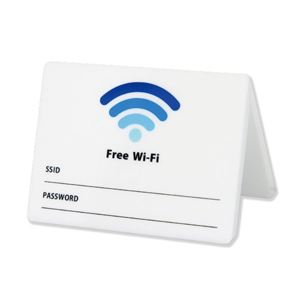 【60個】クルーズ サインプレート ユニバーサルサイン Wi-Fi案内 CRT30803 00463510 プロステ