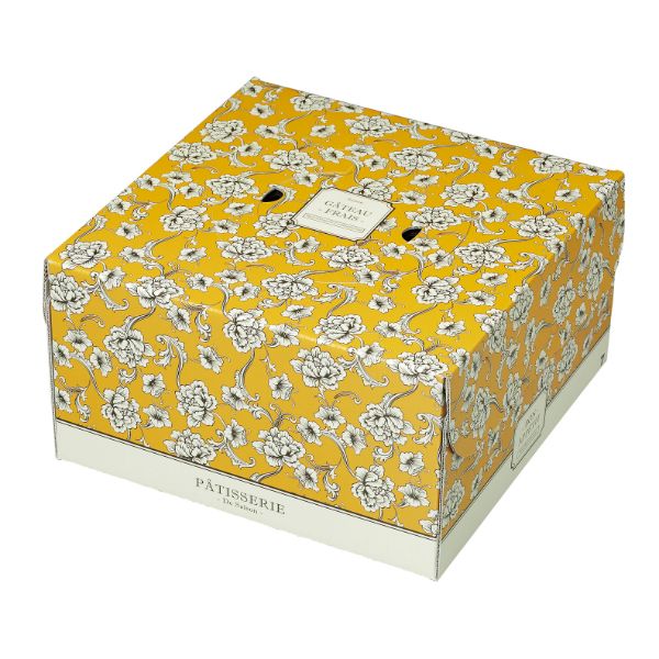 【50個】石渡 デコレーションケーキ箱 ブーケガルニ140H 7号 00465306