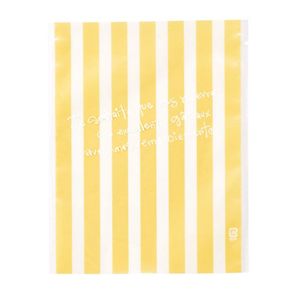 焼きドーナツ専用の小袋です。脱酸素剤対応です。サイズ：135×170mm材質：プラ商品コード00465404メーカー名石渡サイズ135×170mm材質プラ対応付属品（別売）ラッピング箱 ドーナツトレー 石渡関連商品(ケース)小袋 フロマージ ュカマス袋 L 100点・注意事項：モニターの発色によって色が異なって見える場合がございます。・領収書については、楽天お客様マイページから、商品出荷後にお客様自身で印刷して頂きますようお願い申し上げます。・本店では一つの注文に対して、複数の送り先を指定することができません。お手数おかけしますが、注文を分けていただきます様お願い致します。・支払い方法で前払いを指定されて、支払いまで日数が空く場合、商品が廃番もしくは欠品になる恐れがございます。ご了承ください。・注文が重なった場合、発送予定日が遅れる可能性がございます。ご了承ください。・お急ぎの場合はなるべく支払い方法で前払い以外を選択いただきます様お願い致します。支払い時期によっては希望納期に間に合わない場合がございます。