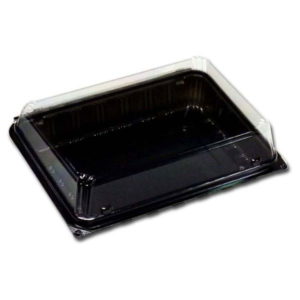 【600枚】デンカポリマー サンドイッチ用フードパックOPSK17-12(45) 黒 00710668