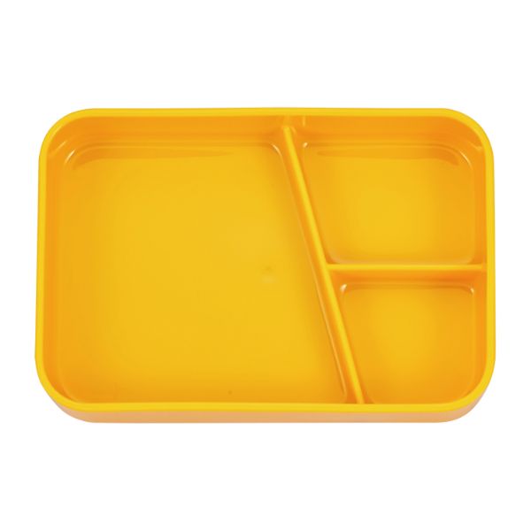 【100枚】タカギ産業 弁当容器 B-116A [本体]イエロー10 [蓋]イエロー10・クローバー(イエロー） 00446363 プロステ