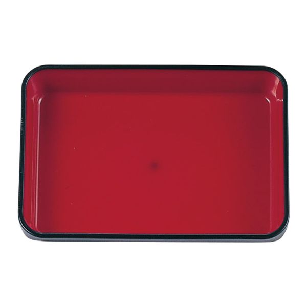 【100枚】タカギ産業 弁当容器 BW-550 [本体]黒・内赤40 [蓋]黒・しゃくやく 00446413 プロステ