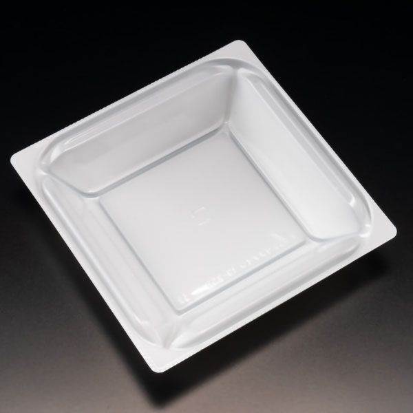 【150枚】リスパック オードブル容器 バイオ リファイン 13-25B 白 オードブル容器 角 00463709 プロステ