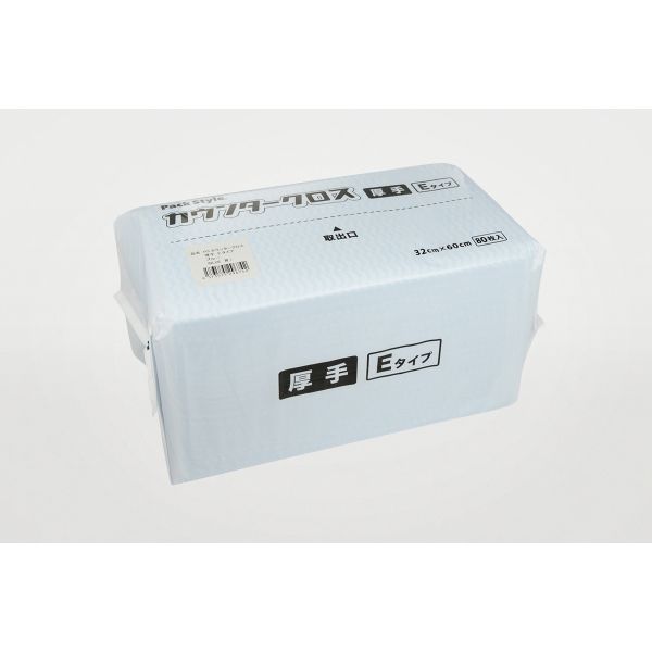 【960枚】パックスタイル ふきん・クロス PSカウンタークロス 厚E 青 R 00708170 プロステ