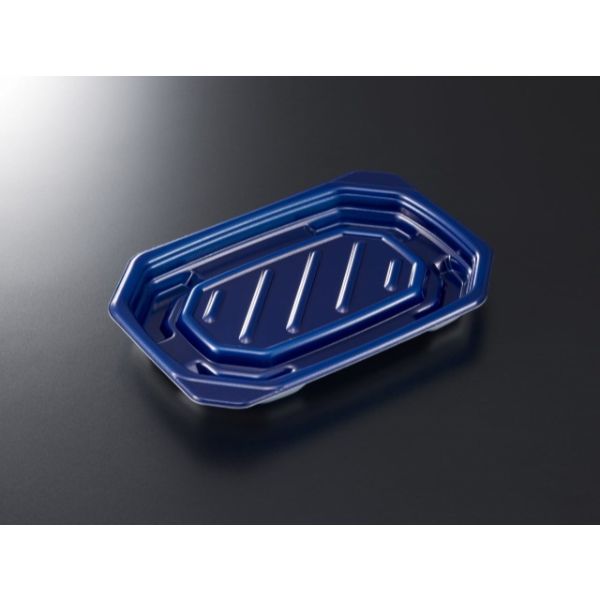 【50点】軽食容器 TP デリグー 18-13 紺 身 中央化学 00730937