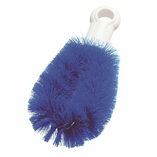 【1個】カンダ 洗浄ツール タワシ(S/Sシングル)ブルー 00260175 プロステ