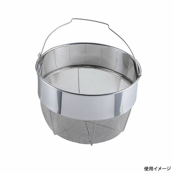 丈夫でお手入れが簡単なステンレス製。※蓋は別売りです。材質：18-8ステンレス商品コード00478319メーカー名ミネックスメタル材質18-8ステンレス関連商品(バラ)18-8バケットII 丸型 細目 15L V-1314A 1点・注意事項...