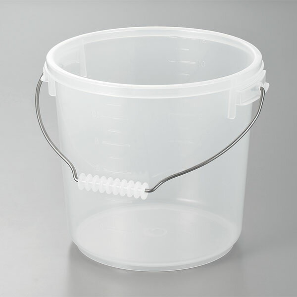 【1個】エンテック ポリプロバケツ PO-13A 乳白色 本体 00478418 プロステ