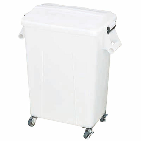 【1個】新輝合成 ゴミ箱 トンボ厨房ダストペール45型 ナチュラル蓋付 00478626 プロステ