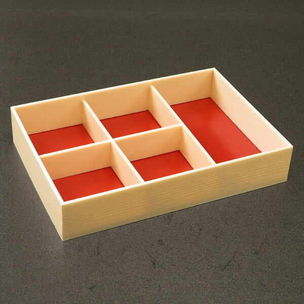 【126組】アライ 折箱 創作膳90-60 5A 関東杉 共蓋付 00713025