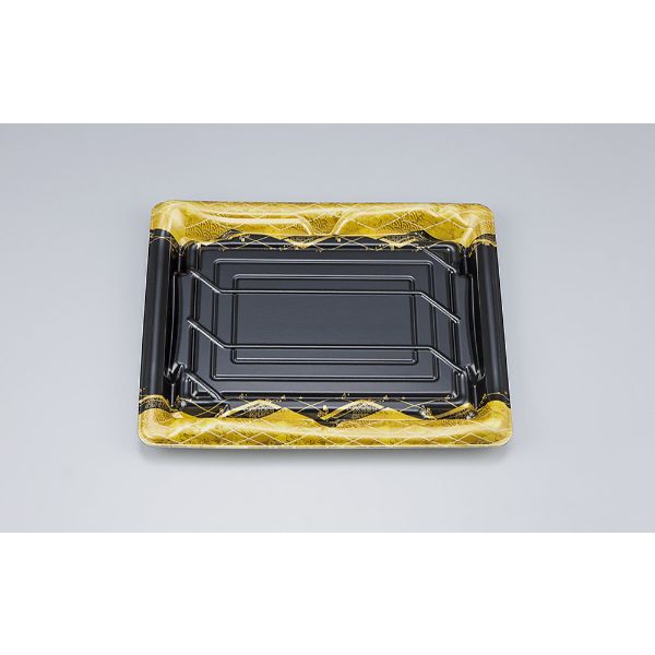 【600枚】シーピー化成 寿司容器 SF鮨板34 菱蒔絵本体 00133290