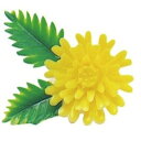 【10000個】A-57 造花 豆菊 黄 島田昌 00304783 プロステ