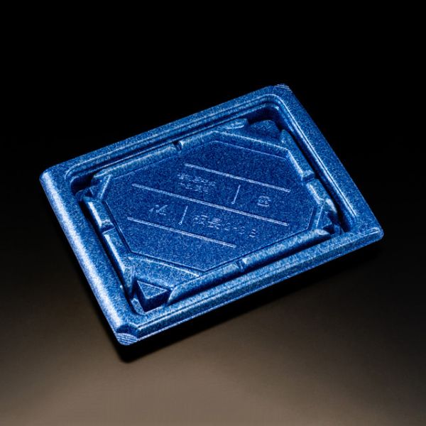 【600枚】寿司容器 リスパック バイオ板長 2-3B ステラブルー 00312245