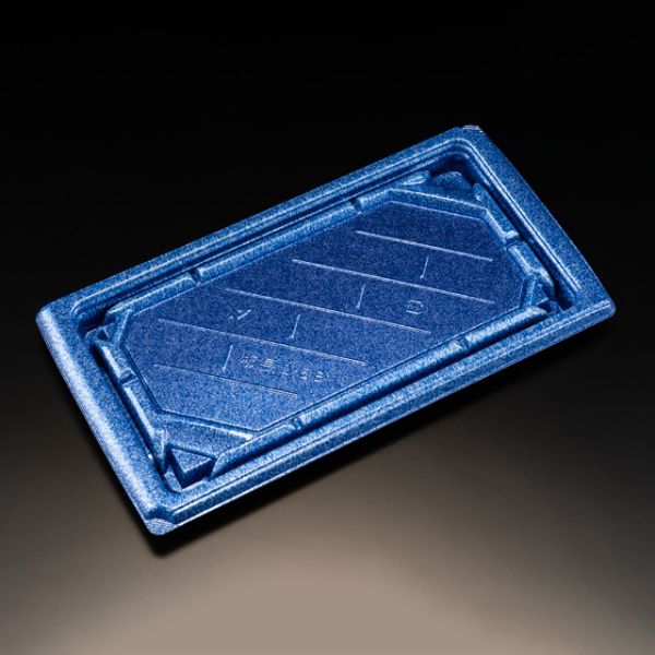 【400枚】寿司容器 リスパック バイオ板長 2-5B ステラブルー 00312659